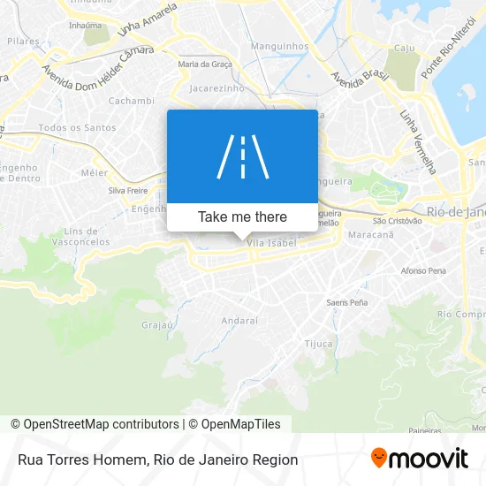 Rua Torres Homem map