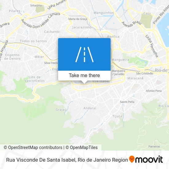 Rua Visconde De Santa Isabel map