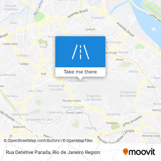 Rua Detetive Parada map