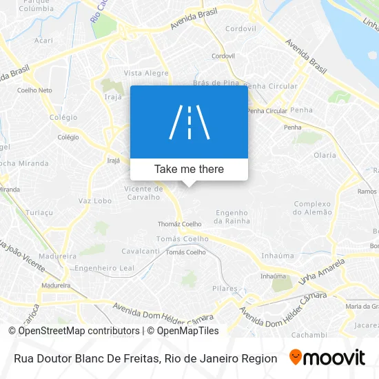 Rua Doutor Blanc De Freitas map