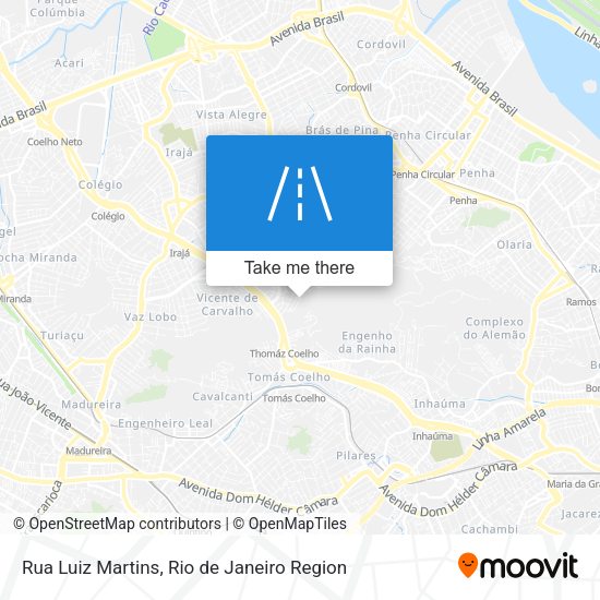 Rua Luiz Martins map