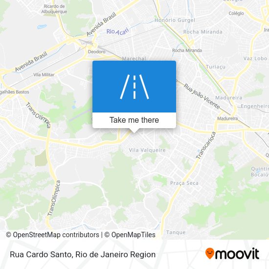 Rua Cardo Santo map