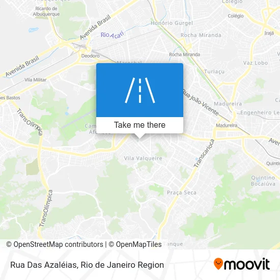 Rua Das Azaléias map