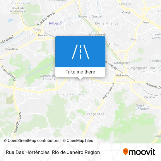 Rua Das Hortências map