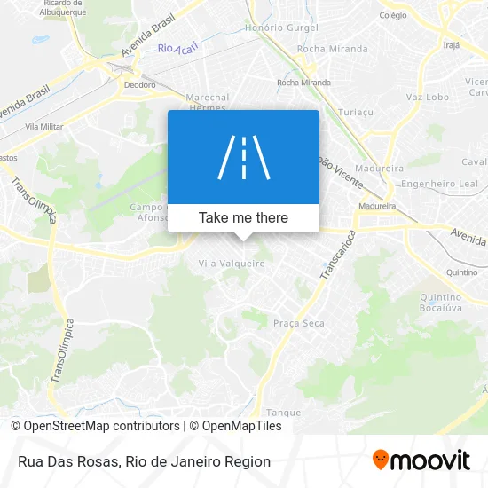 Rua Das Rosas map
