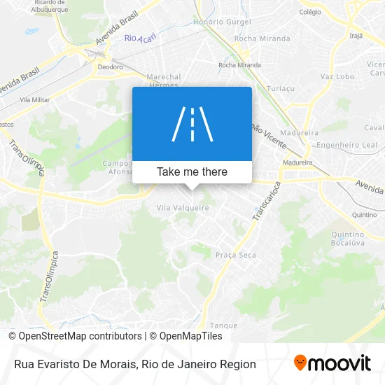 Rua Evaristo De Morais map