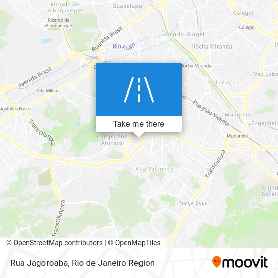 Rua Jagoroaba map