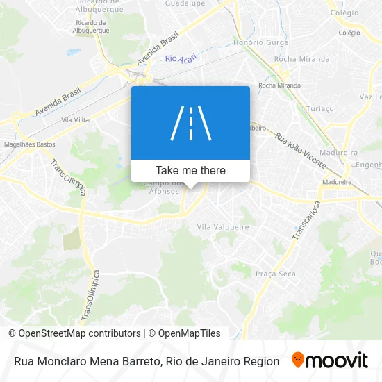 Rua Monclaro Mena Barreto map