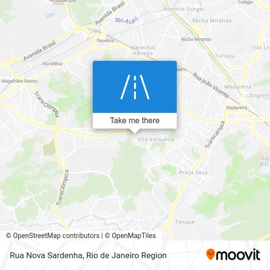 Rua Nova Sardenha map