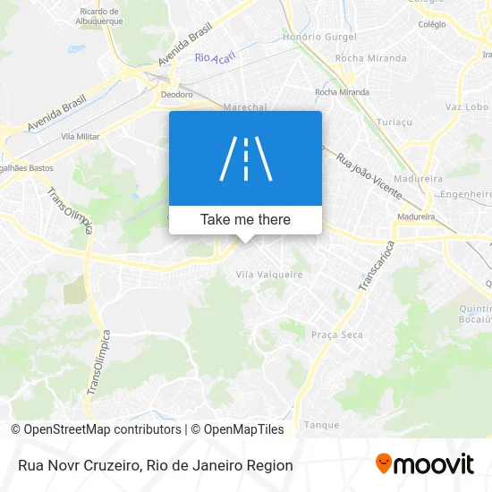 Rua Novr Cruzeiro map