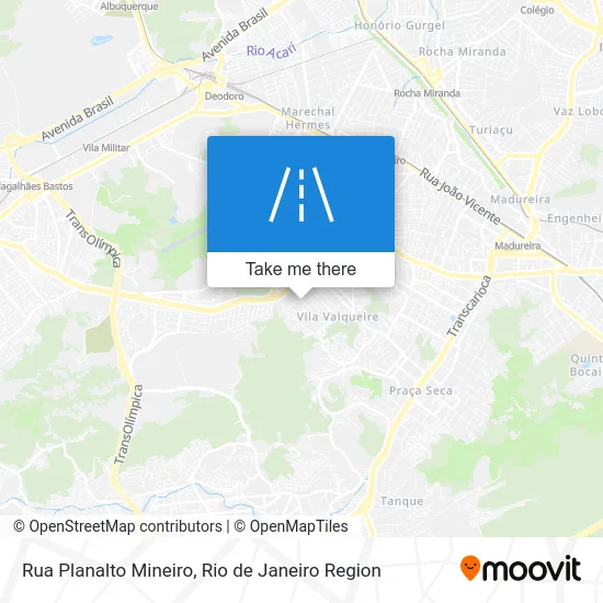 Rua Planalto Mineiro map