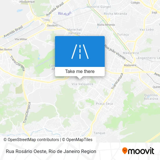 Rua Rosário Oeste map