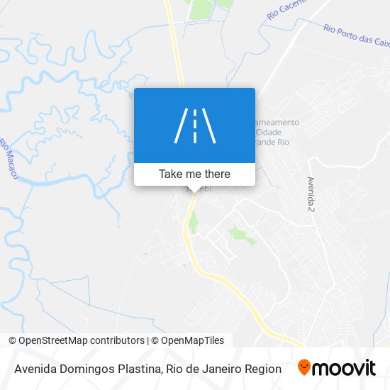 Mapa Avenida Domingos Plastina