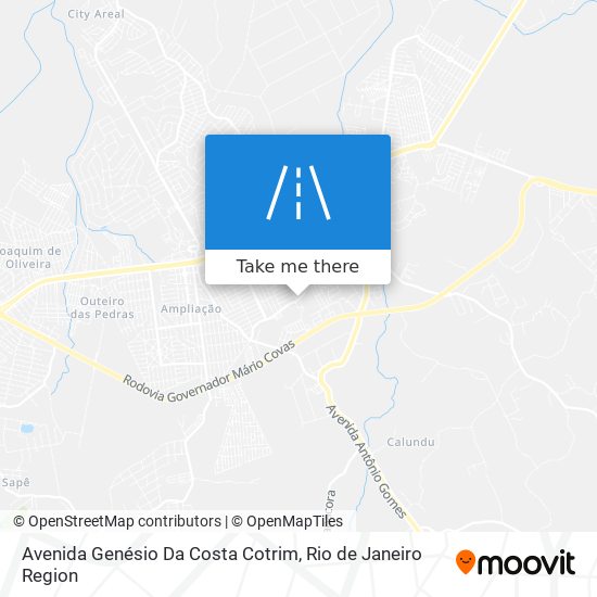 Mapa Avenida Genésio Da Costa Cotrim