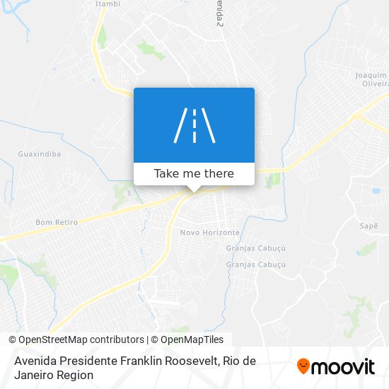 Avenida Presidente Franklin Roosevelt map