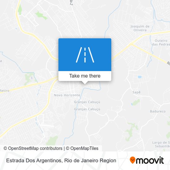 Mapa Estrada Dos Argentinos