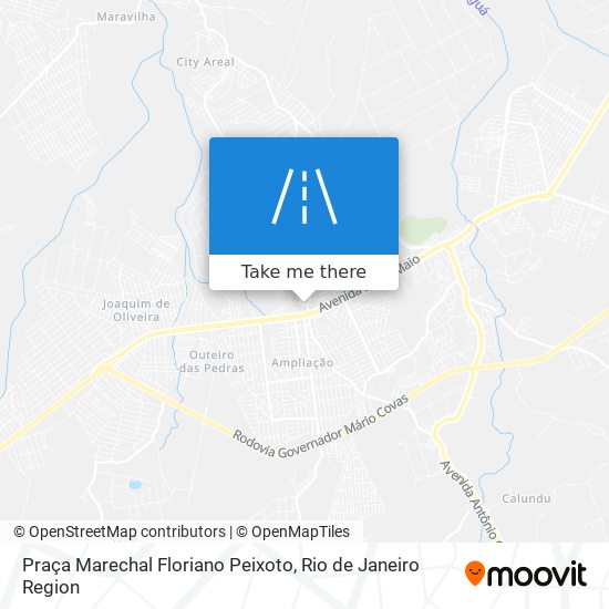 Mapa Praça Marechal Floriano Peixoto