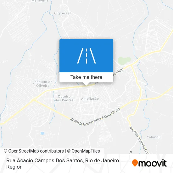 Rua Acacio Campos Dos Santos map