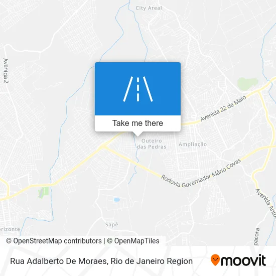 Rua Adalberto De Moraes map