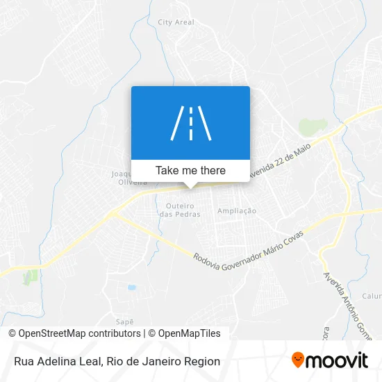 Rua Adelina Leal map