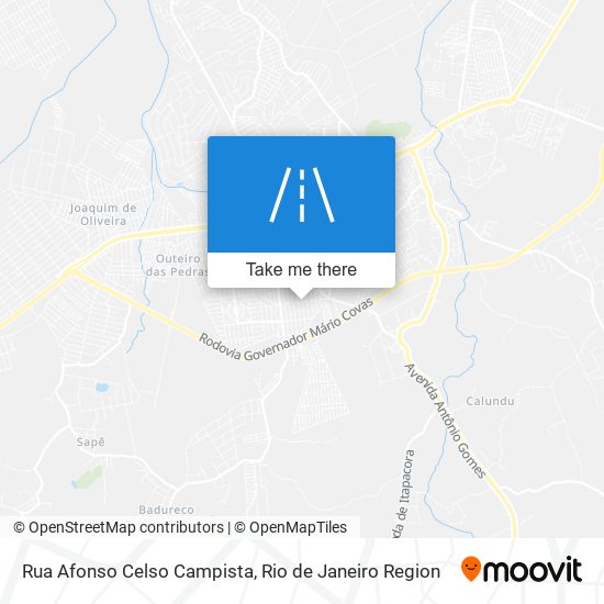 Mapa Rua Afonso Celso Campista