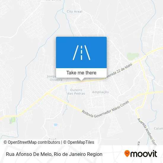 Rua Afonso De Melo map