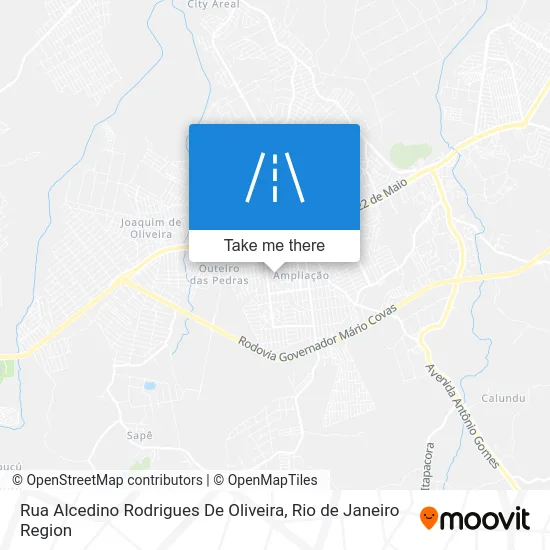 Rua Alcedino Rodrigues De Oliveira map