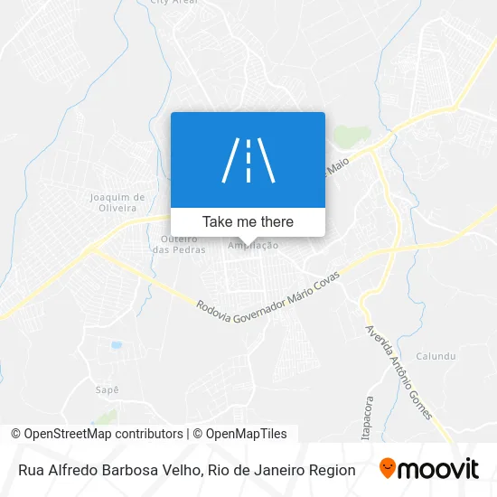 Rua Alfredo Barbosa Velho map