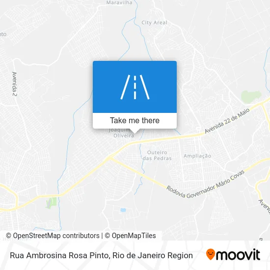 Rua Ambrosina Rosa Pinto map