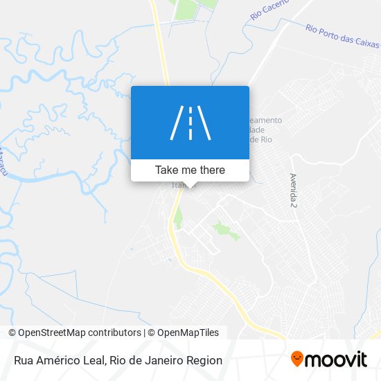 Mapa Rua Américo Leal