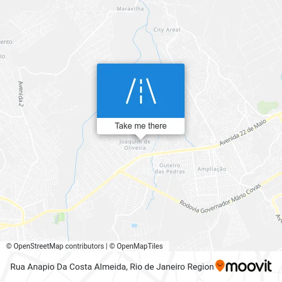 Rua Anapio Da Costa Almeida map