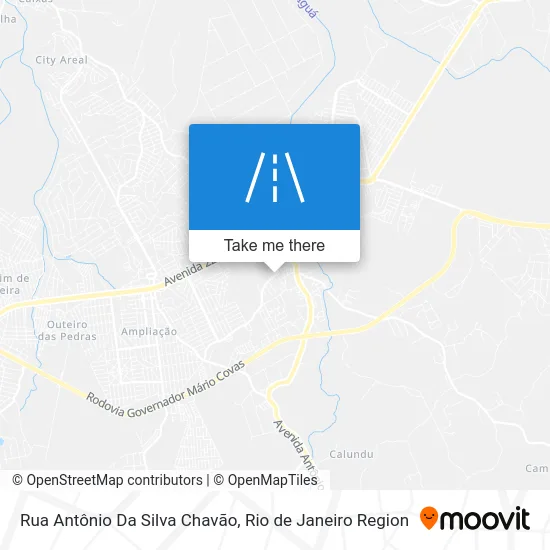 Rua Antônio Da Silva Chavão map