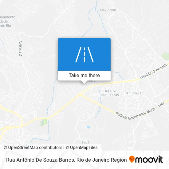 Rua Antônio De Souza Barros map