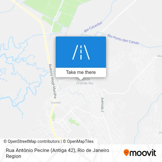 Rua Antônio Pecine (Antiga 42) map