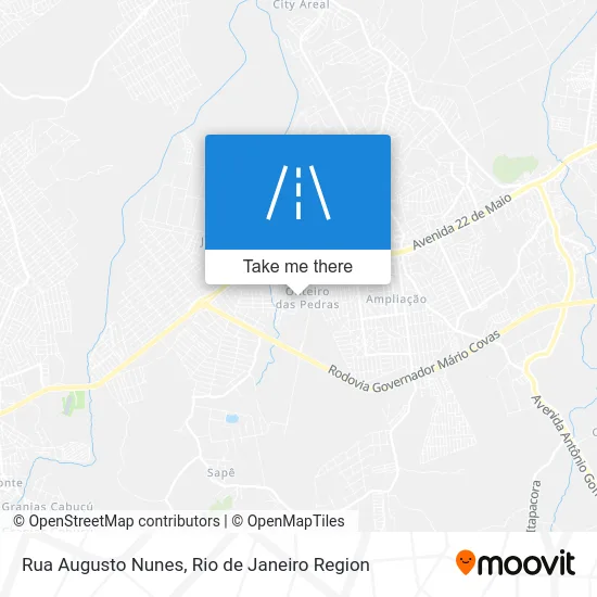 Rua Augusto Nunes map