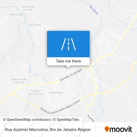Rua Azamor Marcolino map