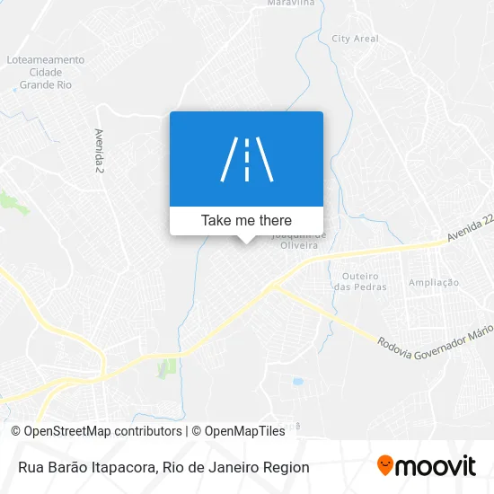 Rua Barão Itapacora map