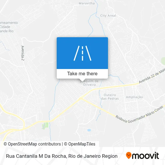 Rua Cantanila M Da Rocha map