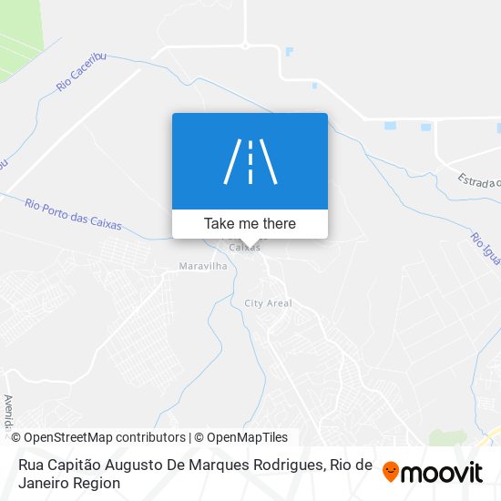 Mapa Rua Capitão Augusto De Marques Rodrigues