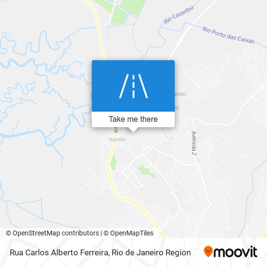 Mapa Rua Carlos Alberto Ferreira