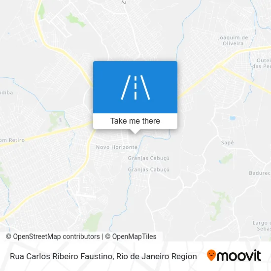 Rua Carlos Ribeiro Faustino map