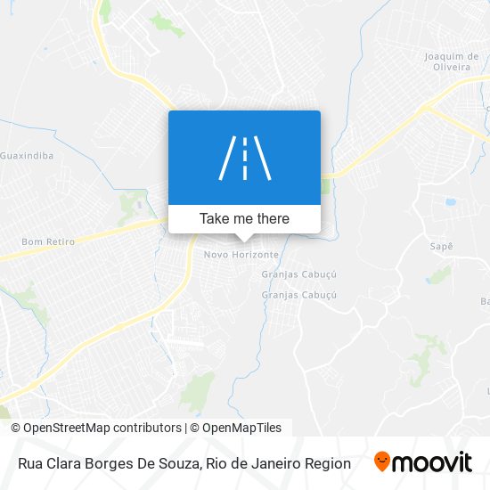 Rua Clara Borges De Souza map