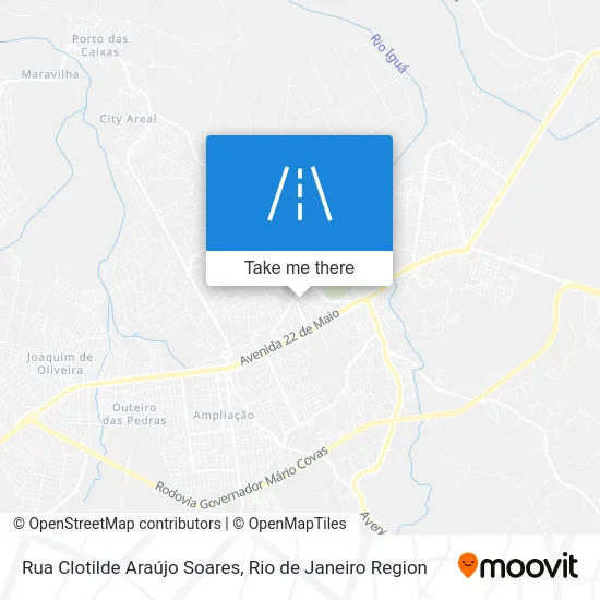 Rua Clotilde Araújo Soares map