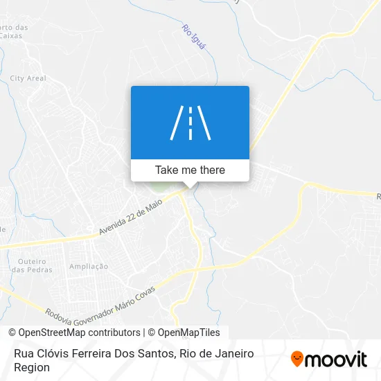 Rua Clóvis Ferreira Dos Santos map