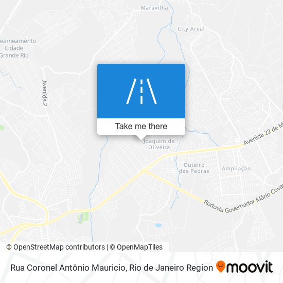 Rua Coronel Antônio Mauricio map