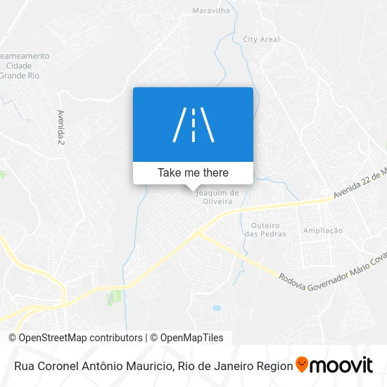 Rua Coronel Antônio Mauricio map