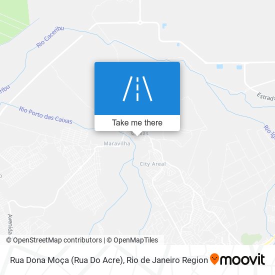 Rua Dona Moça (Rua Do Acre) map