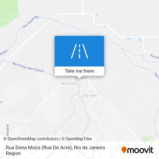 Rua Dona Moça (Rua Do Acre) map