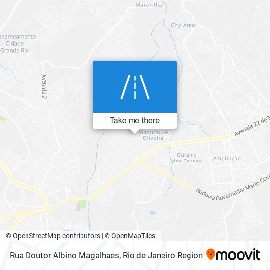 Rua Doutor Albino Magalhaes map