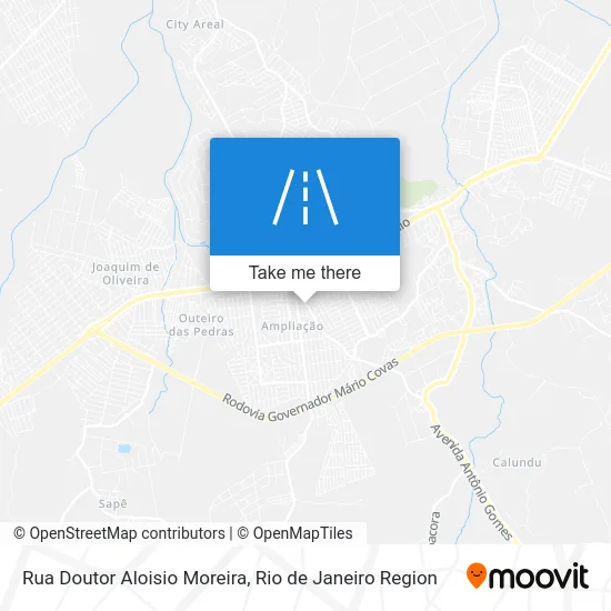 Rua Doutor Aloisio Moreira map